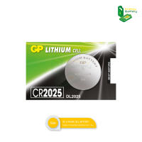 GP LITHIUM CELL BATTERY ถ่านกระดุม รุ่น CR2025 3V (DL2025) (CR2025SIS-7C5) แท้