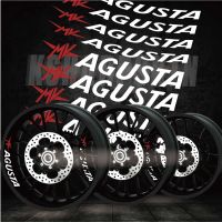 ขายดีนิวเมติกส์โมโตสตริสเซียริฟเลตเตอร์ Adesivi Decorativi รถยนต์ Ruota Creativo Decalcomanie Per MV AGUSTA