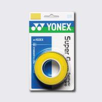 Yonex เทปพันด้าม/กริ๊ปพันด้าม ไม้เทนนิสไม้แบดมินตัน Super Grap Overgrip Tape Racket Tennis 3 Pack ( AC102EXY )