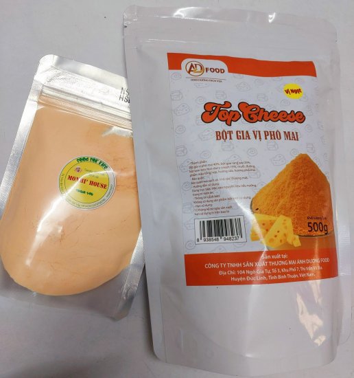 500g bột phô mai vị ngọt top cheese màu cam nhạt_thơm ngon - ảnh sản phẩm 1
