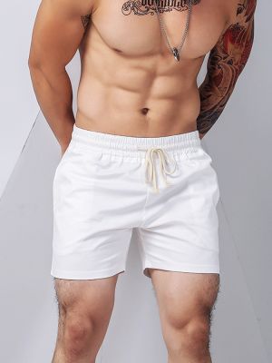 2023 New Fashion version Original   
 Summer mens three-point solid color shorts pure cotton five-point pants casual pants large size self-cultivation casual fitness middle pants trend