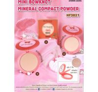 #HF3031 Sivanna Mini Bowknot Mineral Compact Powder ซิวานน่า แป้งพัฟ มินิ โบนอท แป้งพัฟเพื่อใบหน้าเนียนใส