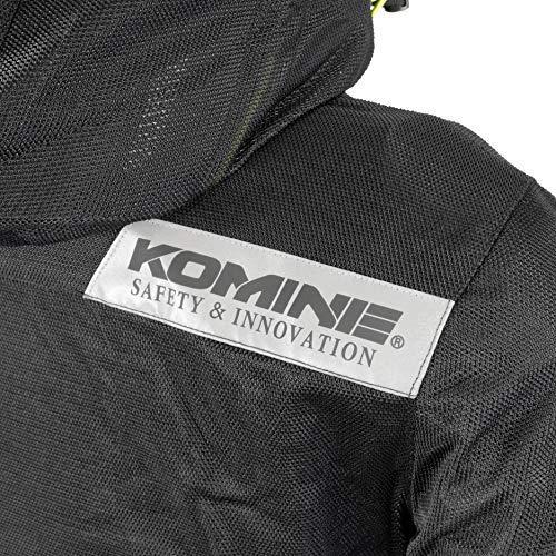 komine-เสื้อคลุม-jk-087สำหรับขี่มอเตอร์ไซค์-เสื้อพาร์กาสำหรับขี่มอเตอร์ไซค์ป้องกันตาข่ายสำหรับฤดูใบไม้ผลิ-ฤดูร้อน-ฤดูใบไม้ร่วงมาตรฐาน-ce-07-087-4xl-สีบรอนซ์ของผู้ชาย