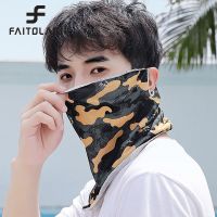 Fashion Punk Sunscreen Mask For Men Women Summer Face Neck UV Protection Ear Scarf Hip Hop Outdoor Sports Cycling Bandana Scarfs