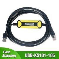 ❧167สายเคเบิลเขียนโปรแกรมพีแอลซี USB-KS101-105สำหรับ KS105-16DT KS101M-04DX Kinco KS105C1-16DT สาย KS105C2-16DT ตัวควบคุมโลจิกแบบตั้งโปรแกรมได้