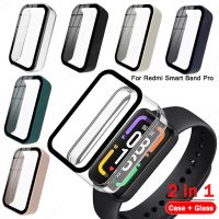 Glass Cover for Redmi Smart Band pro Cover Smartwatch Accessories PC Bumper Case Glass for Redmi Smart Band pro Screen Protector Wires  Leads Adapters