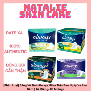 Phân Loại Băng Vệ Sinh Always Ultra Thin Ban Ngày Và Ban Đêm  76 Miếng 88