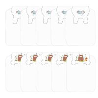 【CW】 Baby Back Sweat 5pcs Soft Super Absorbent Face Wipes Burp Cloths Or