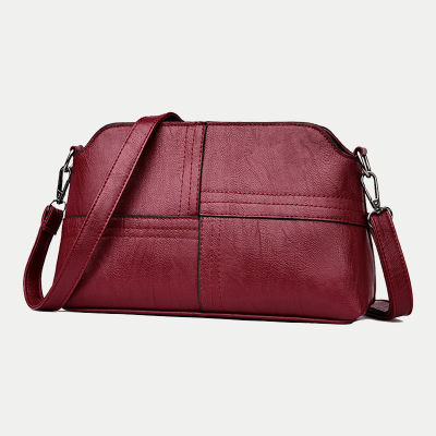 New Casual mama Messenger Bags Crossbody PU Leather Black Handbags for Women Small Shoulder Bag Purse purse woman bag