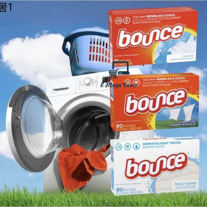 Bounce Fabric Softener Dryer Sheets Lazada