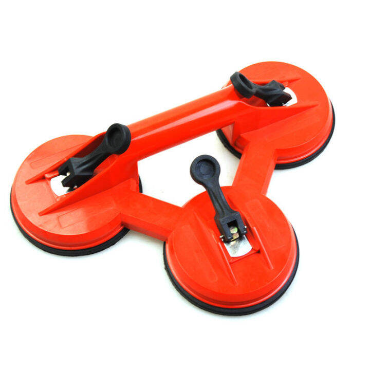 100kg Heavy Duty 3 Suction Cup Triple Pad Sucker Plate Glass Lifter