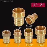 ☂♞ Large size 10/12/14/16/19/25/32/52mm Hose Barb TO 1 1-1/4 1-1/2 2 BSP Female Male Brass Pipe Fitting Leather Tube Connector