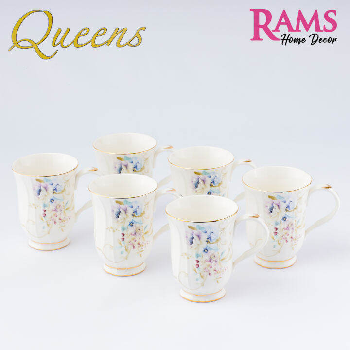 Queens 6 Pcs Premium Porcelain Mug Set Drinkware Serveware   737e7ff92cbb8c8e7059cd2f13280d55  720x720q80 