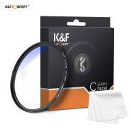 K&F Concept 37 40.5 43 46 49 52 55 58 62 67 72 77 82mm UV Filter Lens MC Ultra Slim Optics with Multi Coated Protection with Cleaning Cloth thumbnail