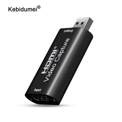 ✤ kebidumei Video Capture Card USB 2.0 Video Grabber Record Box For PS4 Game DVD Camcorder HD Camera Recording Live Streaming