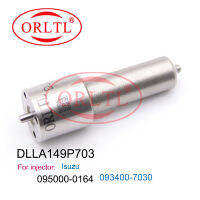 หัวฉีดเข็มเคลือบสีดำ DLLA149P703(093400-7030) Auto nozzle Part dlla 149P 703 for i. 095000-0164 095000-0160 8-94392862-