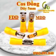 Đầu cos ghim dẹp đực cái FDD MDD 5