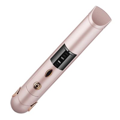 ☢▨ Portable Cordless Hair Straightener for Travel Mini USB Rechargeable Flat Iron with Ceramic Plates