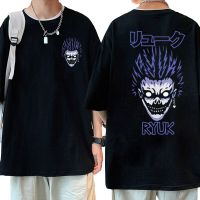 Novelty Death Note Shinigami Ryuk Anime T Shirt Men Summer Black Cool Short Sleeve Tee Shirt Japanese Manga T-shirt Tops XS-4XL-5XL-6XL