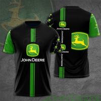 2023 New 2023 Nova Moda Masculina Camiseta John Deere 3D Estampa Legal Feminina Verão Camisetas Manga Curta Roupas Infantis Summer Fashion T-shirt