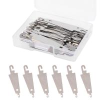 【YF】✌▥  60pcs Metal Needle Threaders Embroidery Threading Tools for Large Needles Hand Sewing with