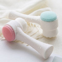 FG Massage Face Wash Skin Care Tool Hot Double Side Silicone Face Cleansing