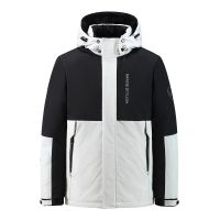 [COD] High-end mens down jacket short winter trendy young students thickened white duck tooling hooded coat