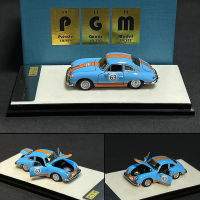 PGM 1:64 Model Car Pors356 Alloy Open Doors Classical Vehicle Collection- Gulf Version