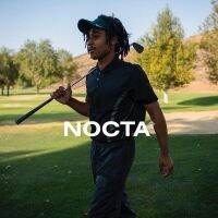 ♣NOCTA Joint Drake Golf การเย็บตีสีกอล์ฟเสื้อมีปกแขนสั้น,เสื้อยืดโปโลเวอร์ชันฤดูร้อน