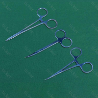 Titanium Ophthalmic Needle Holder Ophthalmic Surgical Instrument Ring Handle With Ratchet Lock Double Eyelid Tool