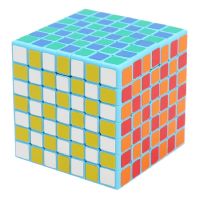 Shengshou 7X7 Cube ความเร็วเมจิกสีดำ Stickerless ปริศนา Cubo Magico สำหรับ7X7X7 Stickerless ปริศนาการศึกษาของเล่นเด็ก