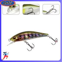 DSFSI 50mm 4g Pesca Issen เหยื่อสตรีมจม เบ็ดตกปลา Minnow เหยื่อ ล่อหล่อยาว Minnow Lures