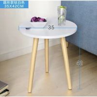 Public Beside Table Round Circle Side Coffee Desk Tea Home Living Room Small Mini Meja Kopi