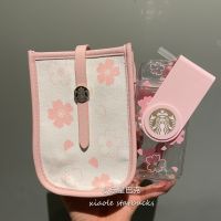 Starbuck Sakura Cup 2021สีชมพู Platinum Sakura รอบกระเป๋าเค้ก Mark แก้วฉนวนกันความร้อนแก้วประกอบถ้วยน้ำ