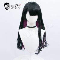 Koinoya Mai Cosplay Wig VTuber Hololive r HSIU Black gradient purple long hair+free Brand Wig Cap