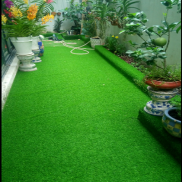Cỏ nhân tạo , thảm cỏ nhân tạo lót sàn giá rẻ sân vườn 2cm khổ rộng 1m bán
