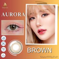 คอนแทคเลนส์ MINI AURORA BROWN ✨ ยี่ห้อ KITTY​ KAWAII ; Color Gary / Brown