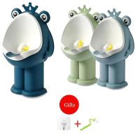 【CC】 Baby Boy Frog Urinal Potty Children  39;s Pot Kid Toilet Child Standing Wall-mounted Trainer Training Split Design Reusable