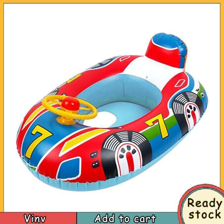 Vinv Kids Pool Floats Steering Wheel Inflatable Kids Water Float Ring ...