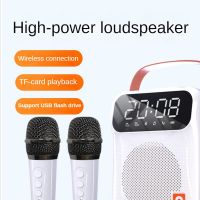 Portable Bluetooth Speaker A112 Outdoor Microphone Remote Control Karaoke Recording TF Card Computer Subwoofer Sound Speakers Megaphones