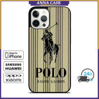 Polo Ralph Lauren Palatine Phone Case for iPhone 14 Pro Max / iPhone 13 Pro Max / iPhone 12 Pro Max / XS Max / Samsung Galaxy Note 10 Plus / S22 Ultra / S21 Plus Anti-fall Protective Case Cover