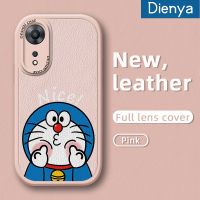 เคส Dienya A58X A1X A78 OPPO ลายโดราเอมอนน่ารักดีไซน์ใหม่เคสใส่โทรศัพท์หนังเคสมือถือกันกระแทกซิลิโคนนิ่มป้องกันการตกพร้อมเคสป้องกันกล้องสำหรับเลนส์คลุมทั้งหมด