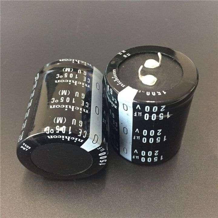 10pcs-1500uf-200v-nichicon-gu-series-35x40mm-high-quality-200v1500uf-snap-in-psu-aluminum-electrolytic-capacitor