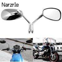 2Pcs/Pair Motorcycle Rearview Mirror Electrombile Scooter E-Bike Rearview Mirrors 10mm For Honda Shadow Ace Spirit Magna VT750