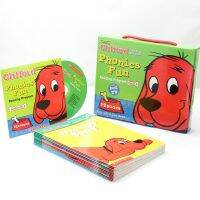 ชุดสุนัขสีแดงตัวใหญ่ Clifford Phonicfun Pack 4หนังสือภาพต้นฉบับภาษาอังกฤษสนุกสะกดตามธรรมชาติ12เล่มในกล่อง + ซีดีสุนัขสีแดงตัวใหญ่5-9ปีเด็กอ่านภาษาอังกฤษก่อนนอนหนังสือรูปภาพนิทานก่อนนอน