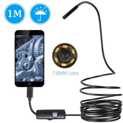 【CW】 7mm USB Endoscope Camera Waterproof For Pipeline Car Inspection Borescope Android Phones PC X7T7