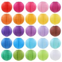 4/6/8/10/12/14/16 Inch Round Chinese Paper Lanterns Birthday Wedding Decor Gift Craft DIY Lampion Hanging Ball Party Supplies Party  Games Crafts