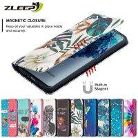 [Hot K] หนังกระเป๋าสตางค์ลายภาพวาดสำหรับ Samsung Galaxy S22 S21 S20 FE Plus S10 E Note 20 Ultra แม่เหล็กการ์ดยืนกระเป๋าโทรศัพท์ Cover