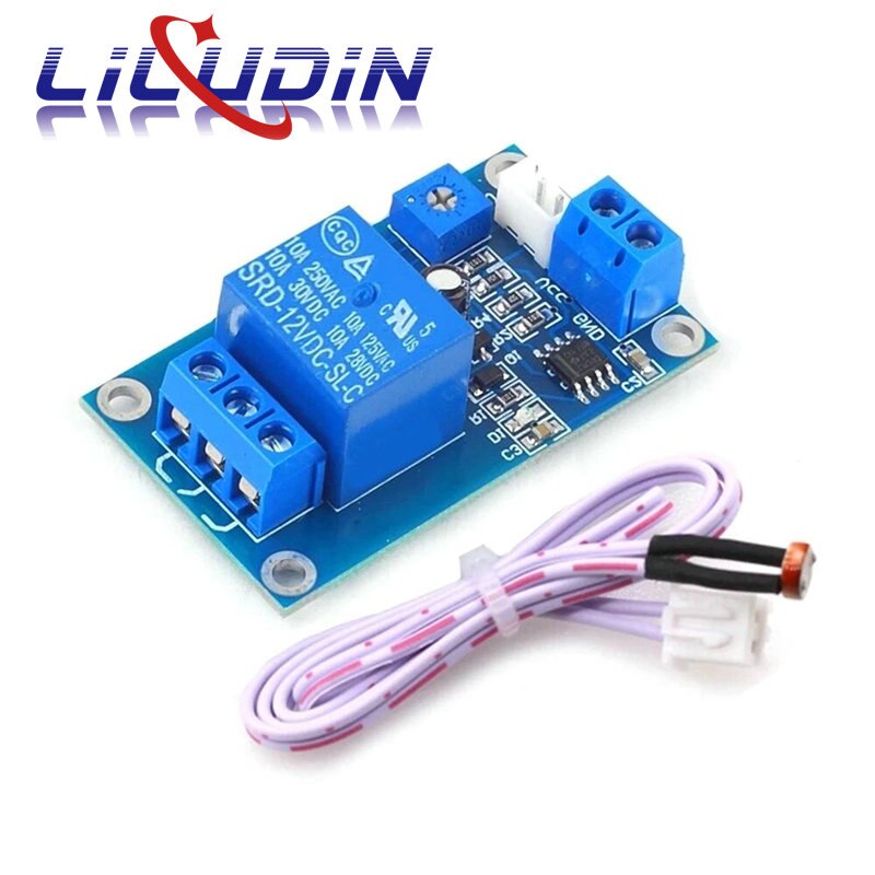 XH-M131 5V/12V Light Control Switch Detection Sensor Photoresistor Relay Module 
