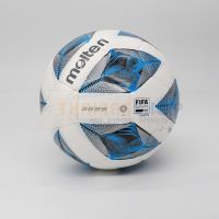 มาใหม่ !!! [ของแท้ 100%] ลูกฟุตบอล ลูกบอล Molten F5A3555-K เบอร์5 ลูกฟุตบอลหนัง PU หนังเย็บ ของแท้ 100% ใช้แข่งขัน FIFA Pro รองรับ